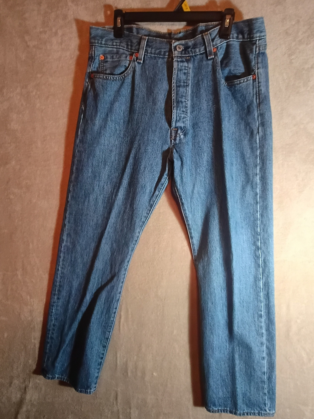 Levis 501 Jeans Mens 36x30 Original Straight ButtonFly Cowboy Rodeo Ranch